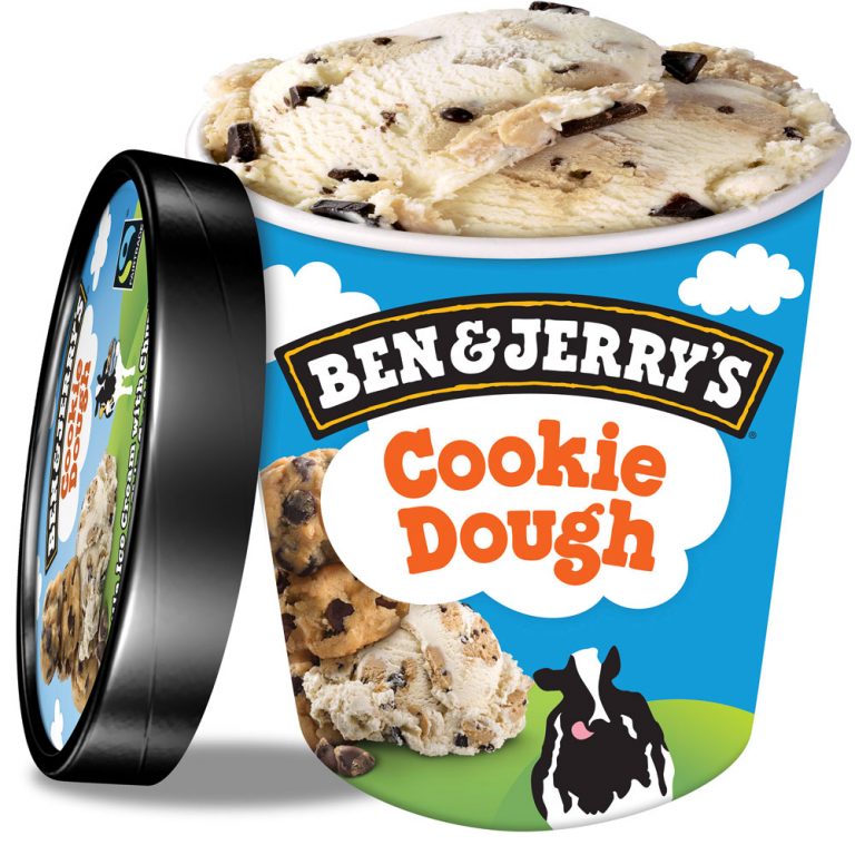 Ben And Jerrys Cookie Dough Eis 8 X 500ml Cr Icecream 9867